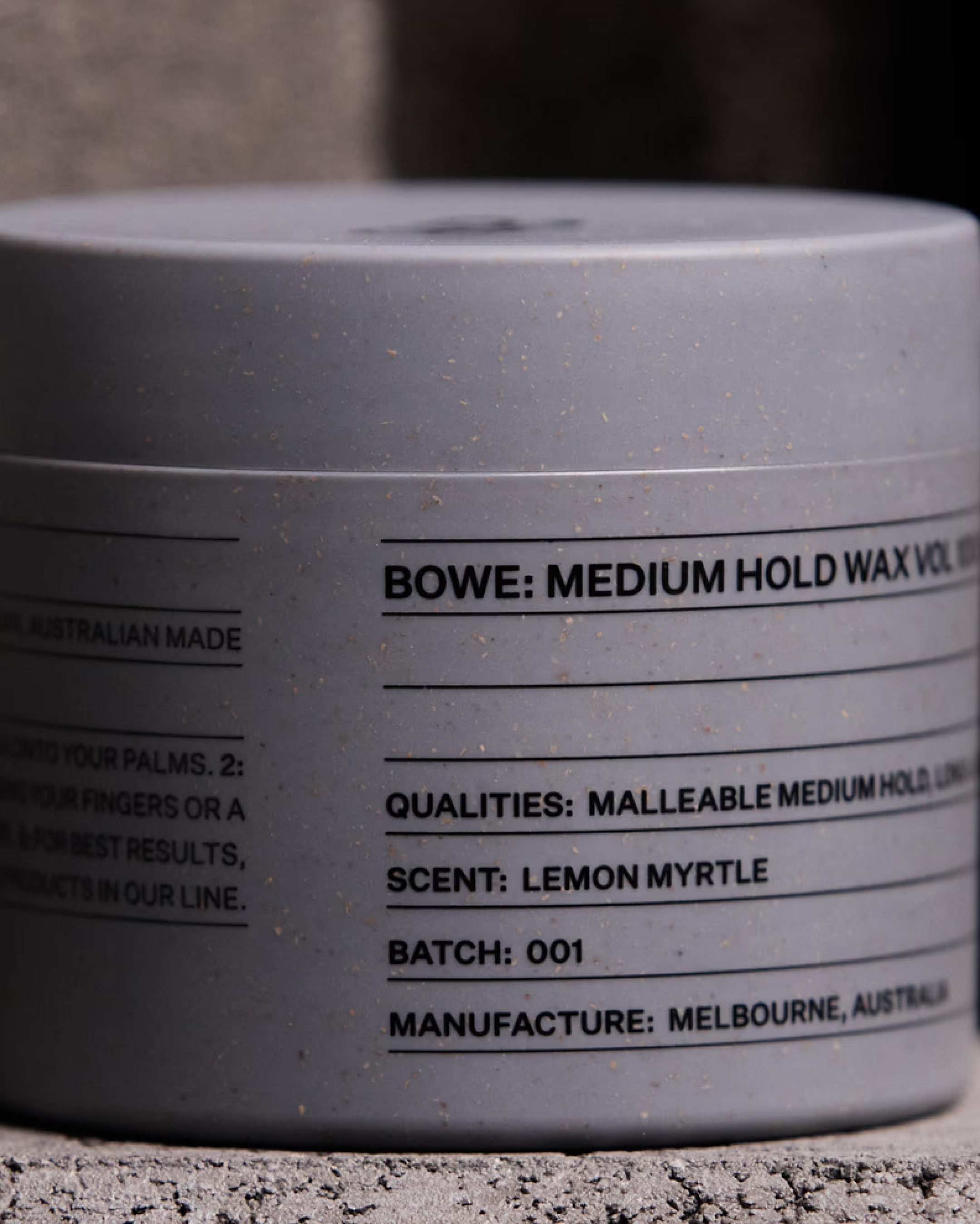 Bowe: Medium Hold Wax
