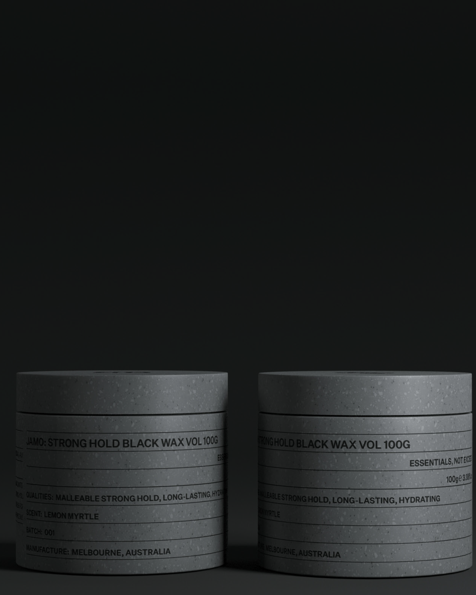 Jamo: Strong Hold Black Wax