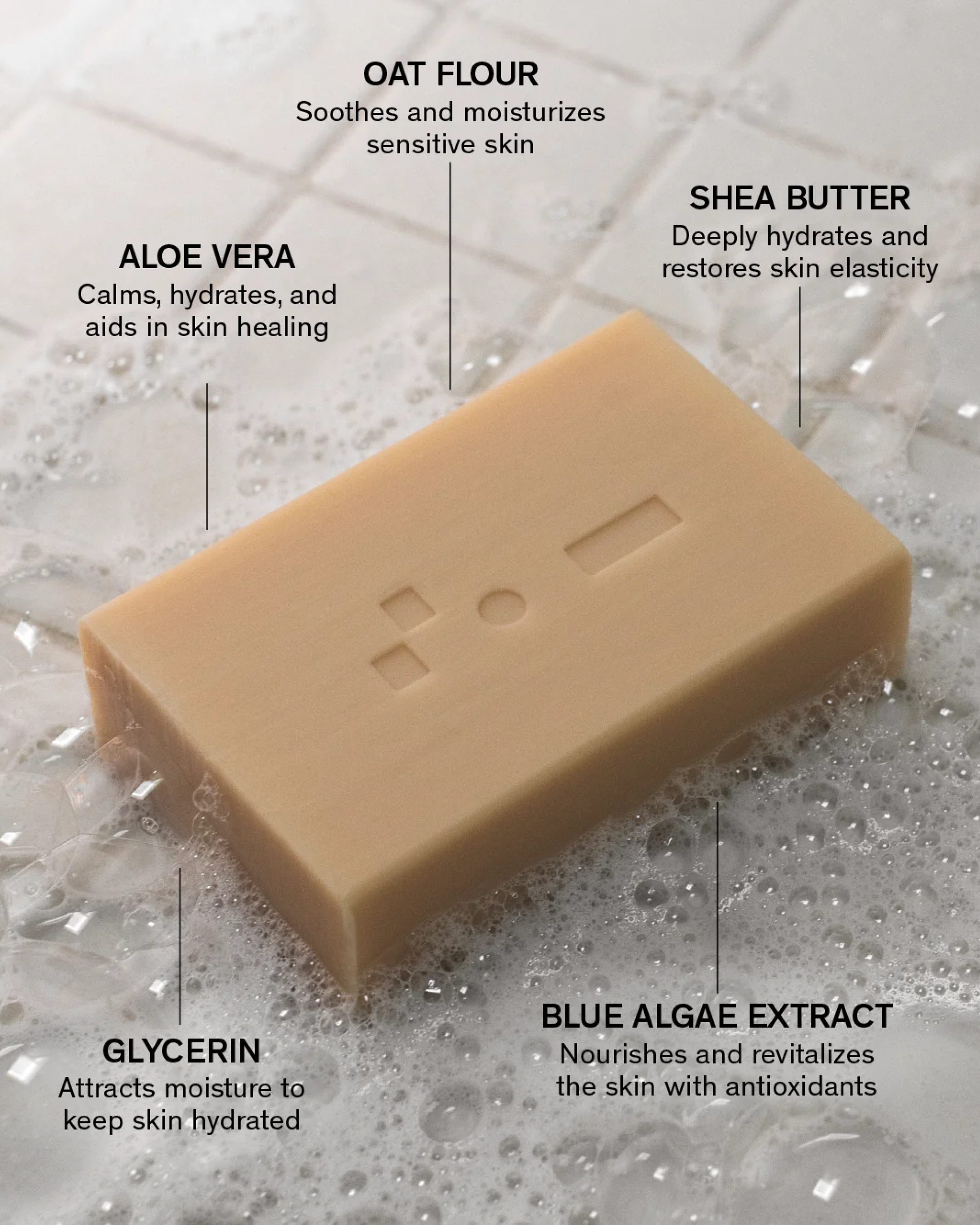 Bergamot and Musk Hair and Body Cleansing Bar