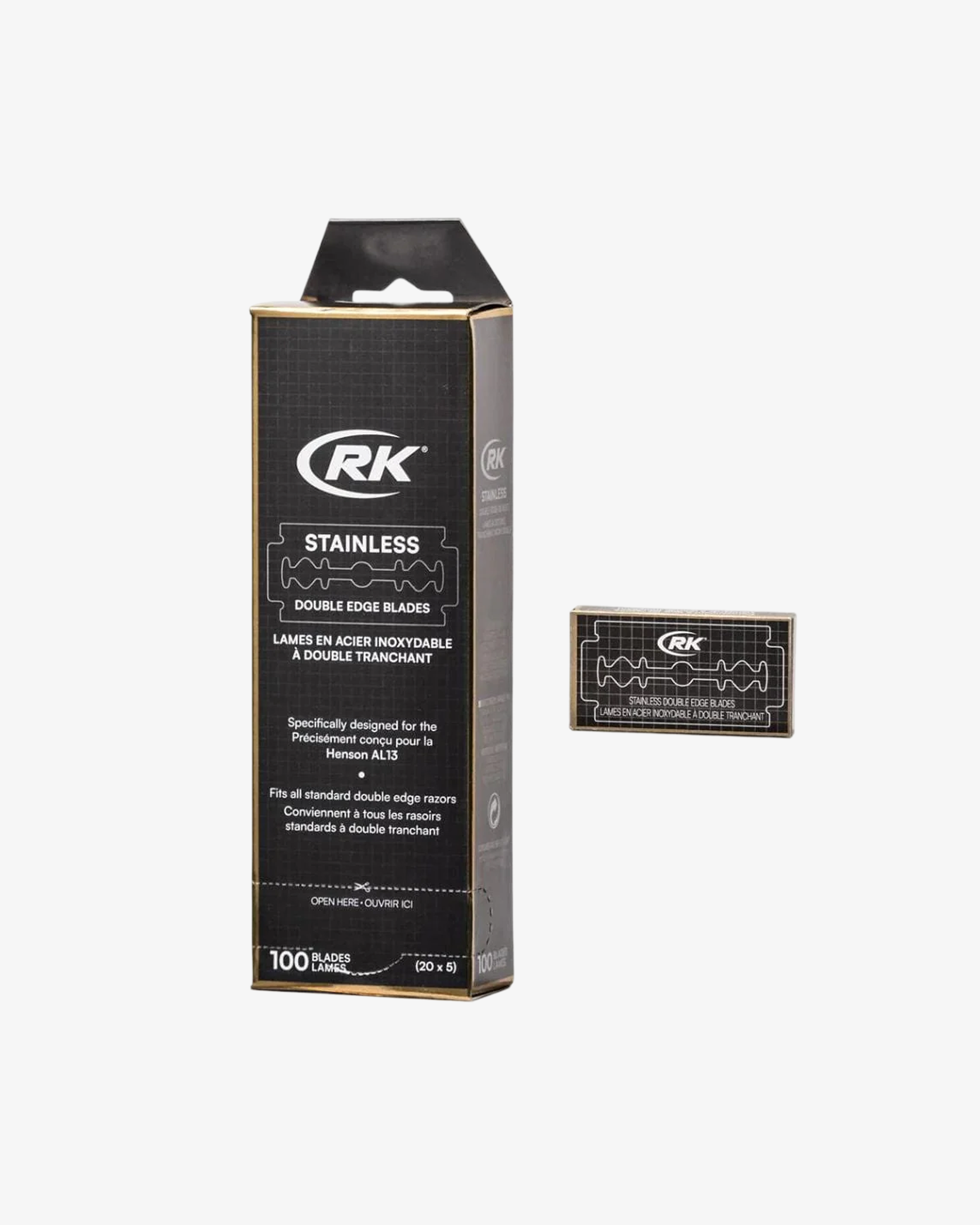 Henson Shaving Double Edge Razor Blade (100)