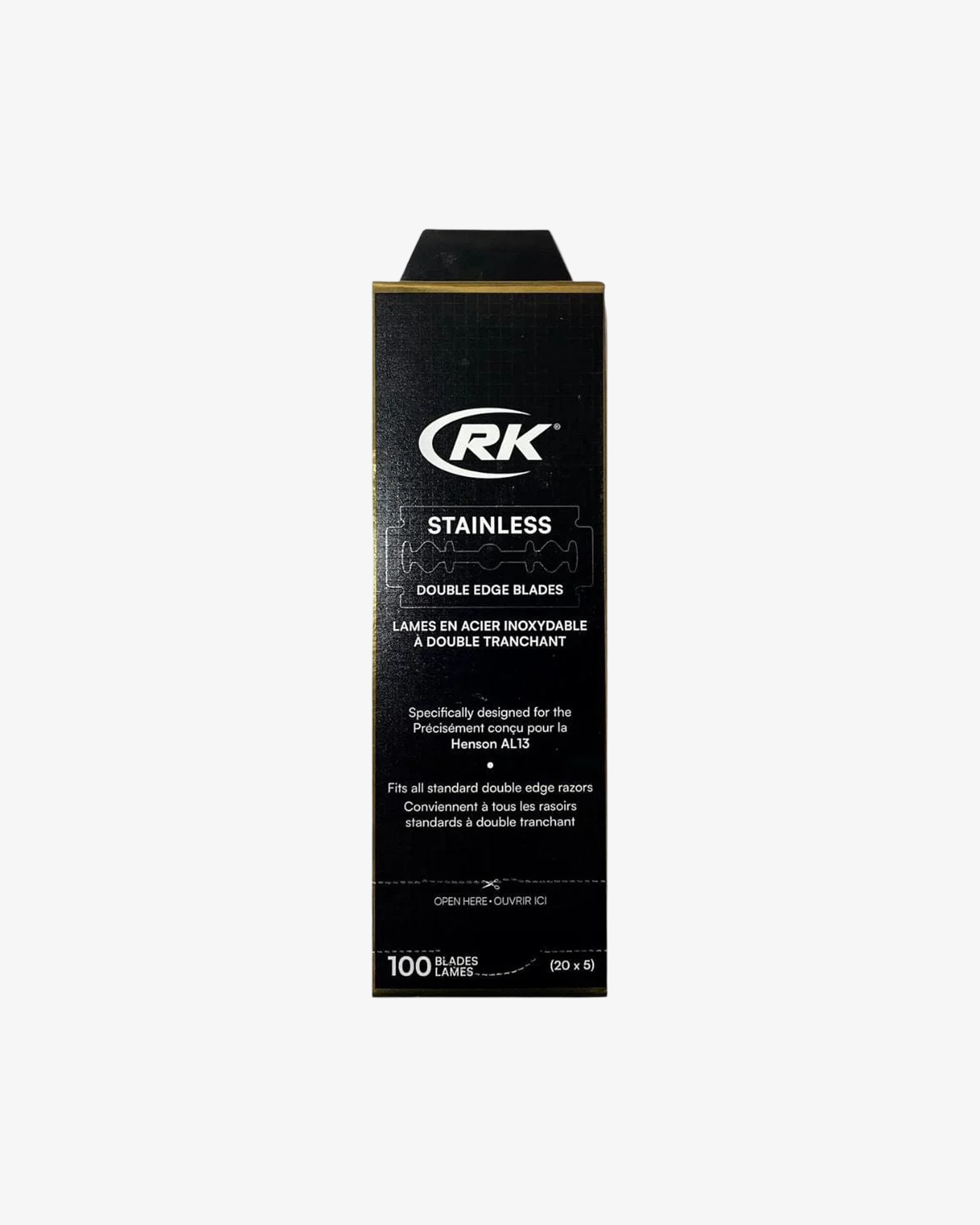Rhd Razor RK Henson Shaving Double Edge Razor Blades | Societe Men